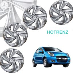CAR WHEEL CAP/ WHEEL COVER TWIST "SILVER" 13 INCH Wheel Cover For Maruti A-Star, Zen Estilo, Accent, Eeco, Alto K10, Esteem, S-Presso Lxi, i10, Spark, Indica-image-73