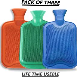 Pack of 3 Winter Care Rubber Pad Non Electric 2 L Hot Water Bag-image-81