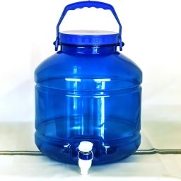 Plastic Water can, Handle With Tap, Bottle Can, Blue-1 10000 ml Bottle-20