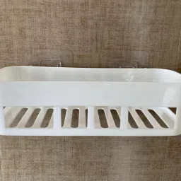 Self Adhesive Multi-Purpose Wall Hanging BATHROOM floating Shelf Plastic Wall Shelf-image-63