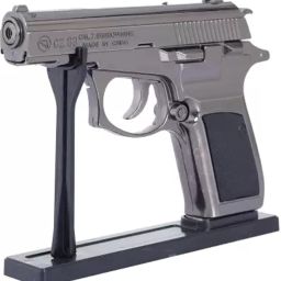 Z38 Metal Body Premium Refillable Gun Lighter | Jet Flame Lighter | Heaviest Gun Style Metal Body Lighter with, Cover and Stand Pocket Lighter-4