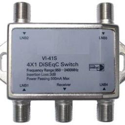 Divinext DiSEqC Switch Full HD Satellite LNB Multi-Switch 4 in 1 Solid SD-417 0 Ports 10 Mbps Network Switch-16
