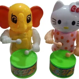 Dancing Musical Drum Toy - Key Operated - Fun Toy for Kids (Hello Doremon)-image-45