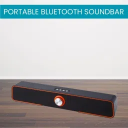 FRONY Bluetooth (PORTABLE HOME TV SOUNDBAR) Dynamic Thunder Sound 2400mAh BatteryC96 20 W Bluetooth Soundbar-image-79