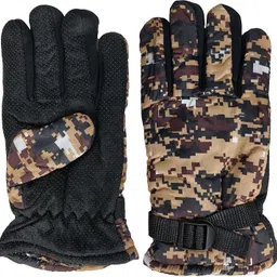 pinkit Printed Winter Men Gloves-picture-12