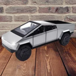 Metal Toy Car Tesla Cyber Truck with Openable Doors & Music Best Gift Toy Kids-picture-19
