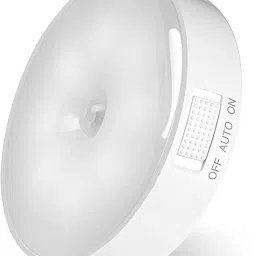 xwipe Cool White Light Wireless USB Rechargeable ABS Round Intelligent Body Induction Motion Sensor Light-image-44