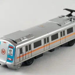 Metro Train - Pull Back Toy - (Pack of 2Pcs, Multicolor )-46