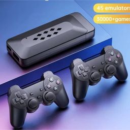 HG WORLD Retro M33 Game Stick Console 2.4G Dual Wireless Gamepad Video Game Handheld Gaming Console For TV ,Old Video Game For Kids (Best Gift & Fun) All Ages 64 GB with Full HD HDMI Output 45+ Emulator, Video Game Hand TV, video games for tv-16