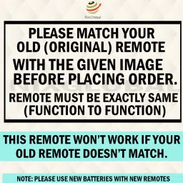 NixGlobal 1078 ARROW Remote Compatible with CROWN 4K SMART LED LCD TV Remote Controller image 3