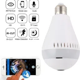 SKY HUB Cctv Wifi Smart Bulb Camera 960p HD View Hidden Security Light Led Camera Spy Camera image 2