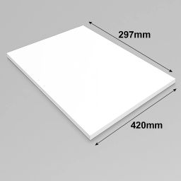 A3 Size Ivory Sheets – 210 GSM, Pack of 50 - For Office & Art Project Silhouette Paper Sheet-image-50