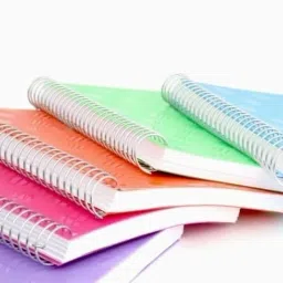 Plastic Cover Notebook A4 plain 200 pages per Notebook ( Multicolor, Pack of 5) A4 Notebook Unruled 200 Pages-28
