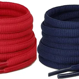 house of common shoe laces Navy Blue Red Oval round 120cm for boot sport hiking shoe Shoe Lace-image-55