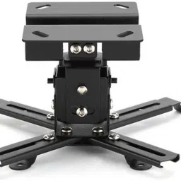 Universal Heavy Duty - 1 feet to 2 feet Adjustable Projector Ceiling and Wall Mount Kit Bracket with Tilt Option- Black Projector Stand-picture-13