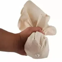 Cotton Double Heavy Layered Washable Reusable and Hand Imarti Jalebi Cloth Collapsible Strainer-16