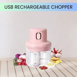 sacro Mini Rechargeable Chopper, Electric Chopper for Onion, Garlic and VegetableB308 Electric Vegetable & Fruit Chopper-picture-11