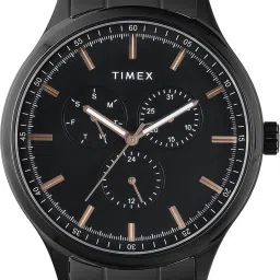 Multi Function Black Dial Analog Watch- For Men TWEG184SMU05-7