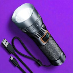 X428 Rechargeable Torch with USB Fast Charging & Power Indicator Torch-image-95