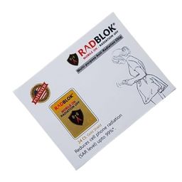 RadBlok Anti Radiation Chips for Mobile Phone | Clinically Tested | Patented Technology, Tested and Proven | Reduces Stress | Improves Heart and Brain Health (Golden) image 1