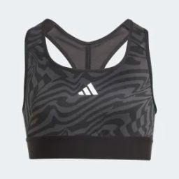 aeroready powerreact print padded sports bra kids girls training girls training-image-24