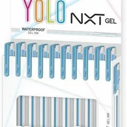 flair YOLO NXT GEL PEN | 10 PENS | INK - BLUE | 0.7 mm | Gel Pen-picture-30