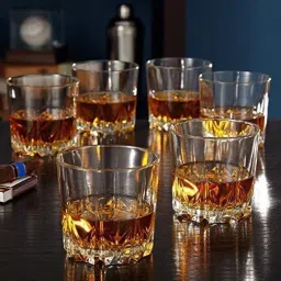 (Pack of 6) Crystal Clear Glass Set Water/Juice Glass-24
