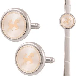 TRIPIN Brass Cufflink & Tie Pin Set-image-81