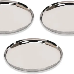 Pack of 3 Steel Dinner Set-19