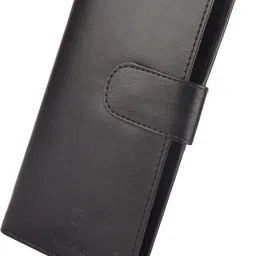 Men Black Artificial Leather RFID Card Holder - Regular Size-picture-7
