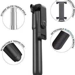 Infinite Digital Selfie Stick with Tripod Stand, Bluetooth Extendable Tripod for Mobile Phone_C12 Tripod image 2