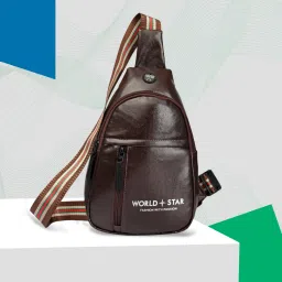 Worldstar Trendy Tourister Chest Bag for men and women Travel side crossbody Sports bag chester recxin Shoulder Bag Travel Travel/Passport Holder/ Adjustable /Waist Bag-image-89