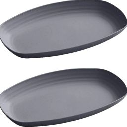 Wheat Straw Dinner Plates, Pasta Dessert Plates for Appetizers,Sushi,Fruit Dinner Plate-17
