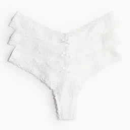 H&M Women 3-Pack Cotton Brazilian Briefs-image-88