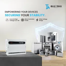 blue trax Digital Automatic Hanging Multipurpose 1.5 TON AC | 4 KVA 3200W, 130V-280V Voltage Stabilizer image 3