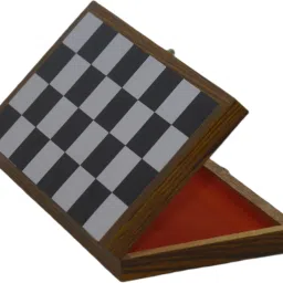 Chess Board Set Wooden Size 12 X 12 inch -Handcrafted Foldable & Travel Friendly 30 cm Chess Board-picture-2