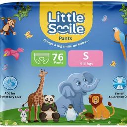 little smile Better Dry Feel Baby Diaper Pants - Small - S-picture-47