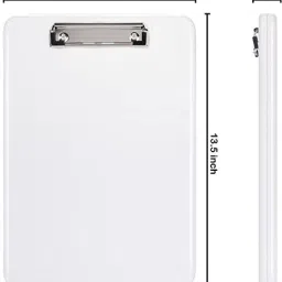 jaravik Clipboard with Storage A4 Size Plastic Storage board with Built in Pen Holder image 2
