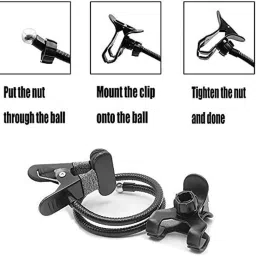 Ranz Metal Lazy Mobile Stand Bracket for Neck Rest on Bed 360 Degree Mobile Holder image 4