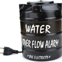 Ashnit Plastic Water overflow Tank Alarm with 15 meter Wire – Pack of 1 (Black) Wired Sensor Security System-22
