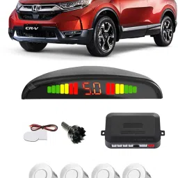 PKNA0792 White Car Reverse Parking Sensor with LED Display 4 Sensor PKNA0792 Parking Sensor-image-0