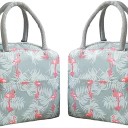 insulated lunch bag for school/office/picnic/ lunch bag for kids (Combo 2 Pack) Waterproof Lunch Bag-image-69