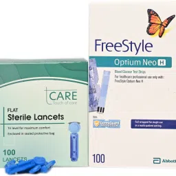 Tcare FreeStyle Opitum Neo H Glucometer Lancets-image-5