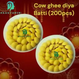 Divine Ghee Batti – 200 Pure Cotton Wicks for Daily Pooja & Aarti Rituals Cotton Wick-image-93