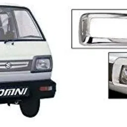 Head Light Cover Chrome Finishing Suitable For Maruti Omni Van set of 2pcs Chrome Maruti Omni Van Front Garnish-image-67