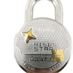 New Iron Alpha Rising Star 67 mm Padlock Lock-13
