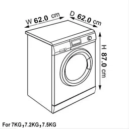 homeify Front Loading Washing Machine Cover image 5