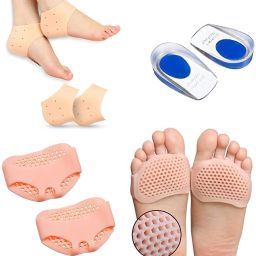 Silicon Gel Pad For Pain Relief And Half Toe Sleev Heel Support-12