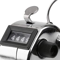 nexshop Digital Hand Tally 4 Digit Number Hand Tally Counter Manual Counting Digital Tally Counter image 2
