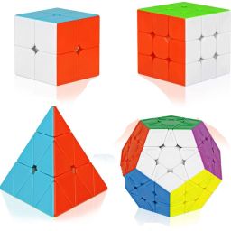 cube 2x2 3x3 Pyraminx Triangle Pyramid cube and Megaminx high speed magic Cube combo Brainstorming Puzzle Game Toy-14
